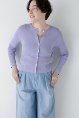 集英社HAPPY PLUS STOREhuman woman（ヒューマン　ウーマン）/◆コットン混ＵＶカットクルーカーディガン