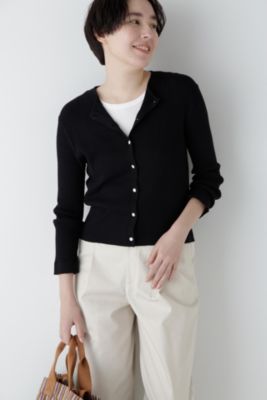 集英社HAPPY PLUS STOREhuman woman（ヒューマン　ウーマン）/◆コットン混ＵＶカットクルーカーディガン