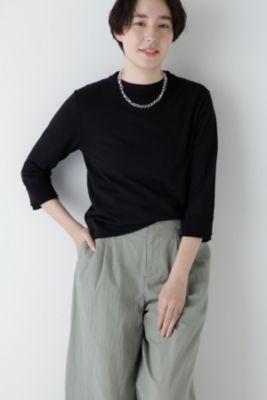 human woman / ヒューマンウーマン ◆コットン混ＵＶカットモックネックプルオーバー human woman｜◇コットン混UVカットモックネックプルオーバー