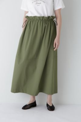 human woman(ヒューマン ウーマン)の◇ナイロンストレッチギャザー