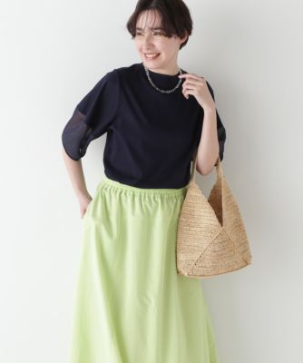 ヒューマンウーマン（human woman）/◆アードッキングモックネックカットソープルオーバー human woman(ヒューマン ウーマン)の◇アードッキングモックネック