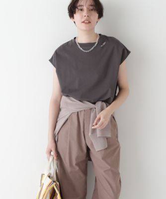human woman(ヒューマン ウーマン)の◇ミニ裏毛刺繍ロゴプル