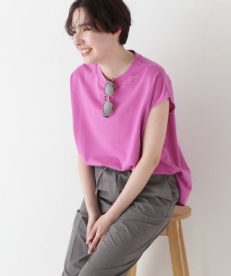 human woman(ヒューマン ウーマン)の◇ミニ裏毛刺繍ロゴプル