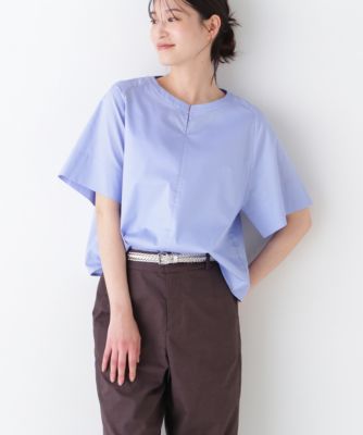 human woman(ヒューマン ウーマン)の◇ボックスシルエットキーネック