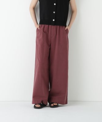 　◆コットンリネンウェザー近江晒シェフパンツ