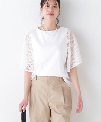 　◆ラッセルレースドッキングカットソープルオーバー
