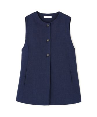 アドーア　ドライアムンゼンブラウス　ネイビー　38 ADORE 新品 アドーア ドライアムンゼンブラウス ネイビー 38 ADORE 新品