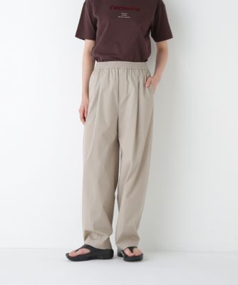 ヒューマンウーマン（human woman）/◆ＴＲ×ＴＣポプリンストレッチイージーカーブパンツ human woman(ヒューマン ウーマン)の◇TR×TCポプリンストレッチ
