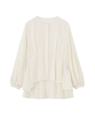 美品　ADORE 長袖カットソーベーシックアムンゼンブラウス　ブラック　24SS セール】 ベーシックアムンゼンブラウス （シャツ・ブラウス