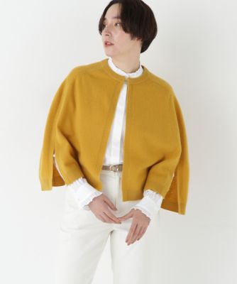 human woman(ヒューマン ウーマン)の◇ハイゲージウールケープニット