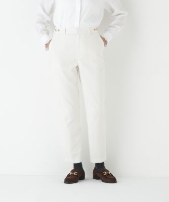 　◆ピケスエードスリムストレートパンツ