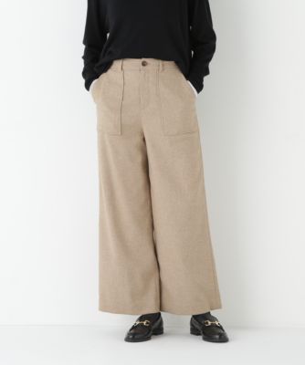 　◆シルクネップツイルツィードベイカーセミワイドパンツ