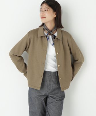 　◆リブダンボールニットステンカラーカーディガン