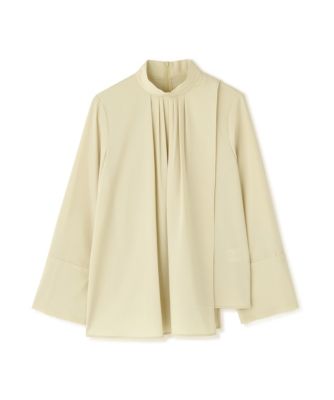 　ドライタッチジョーゼットブラウス