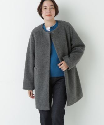 　◆ボアノーカラーコート