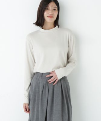 　≪ウォーム素材≫コットンウォームカットソー