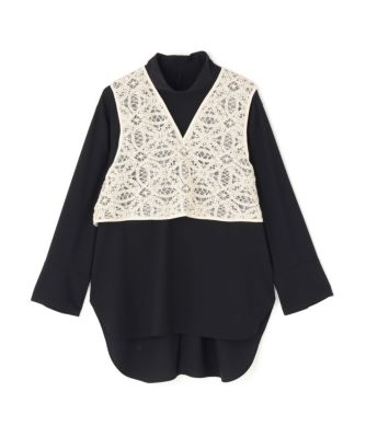 　ドライタッチジョーゼットブラウス