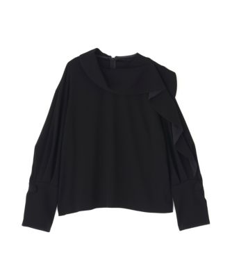 　◆バックサテンジョーゼットブラウス