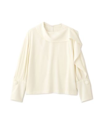 　◆バックサテンジョーゼットブラウス