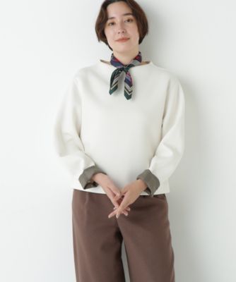 ヒューマンウーマン（human woman）/チェックドッキングダンボールプルオーバー human woman(ヒューマン ウーマン)のチェックドッキングダンボールプル