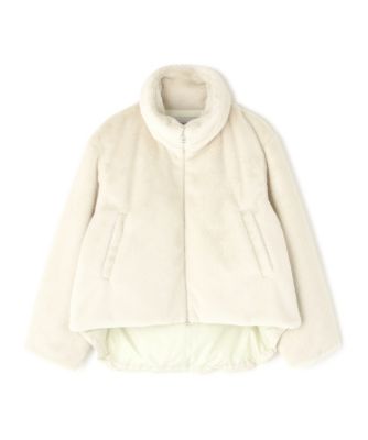 　ファーコンビダウンジャケット