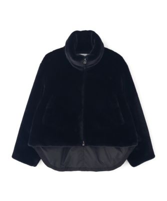 　ファーコンビダウンジャケット