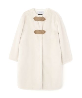 　ファーコンビダウンコート