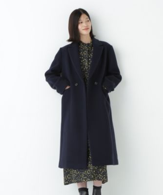 　ウールモッサダブルチェスターコート