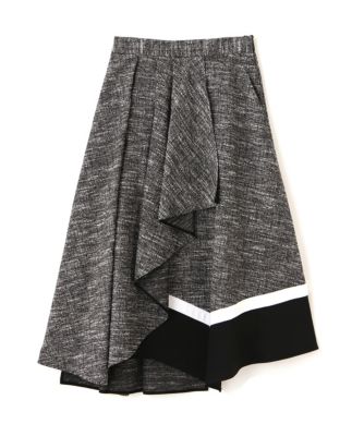　スラブツイードスカート