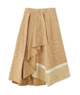 　スラブツイードスカート