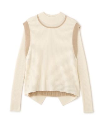 　レイヤードニット