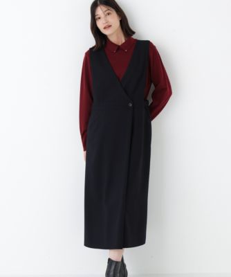 ヒューマンウーマン（human woman）/◆ＴＲダブルクロスワンピース human woman(ヒューマン ウーマン)の◇TRダブルクロスワンピース通販