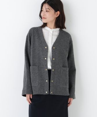 　◆クォーターゲージＶネックカーディガン
