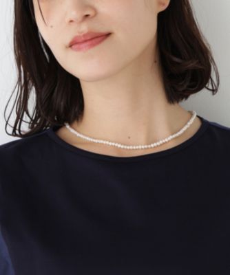 　淡水パールネックレス