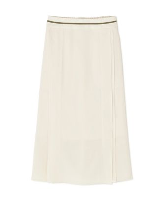 　バックサテンジョーゼットスカート