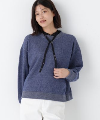 human woman(ヒューマン ウーマン)の◇ロゴ刺繍カラースウェット通販