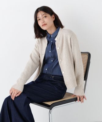 　◆ＭＩＸヤーンクルーネックカーディガン