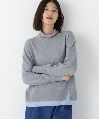 　◆ウールＭＩＸハイゲージバイカラータートルＰ／Ｏ