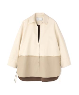 　◆レースアップフェイクレザージャケット