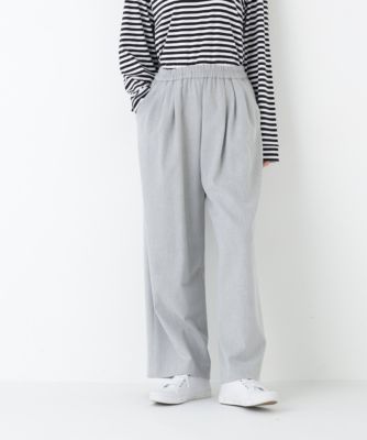 　裏起毛ワイドパンツ