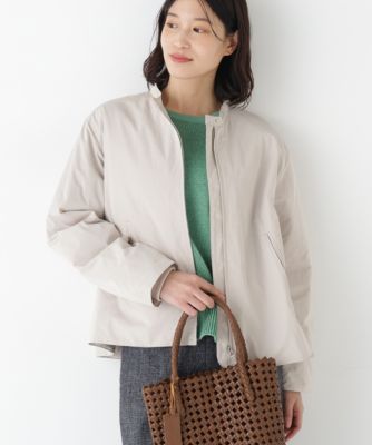 　◆弱撥水タフタ中綿入りブルゾン