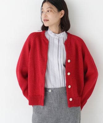 　◆ギマコットンキーネックカーディガン