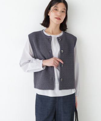 　◆ギマコットン地柄ベスト