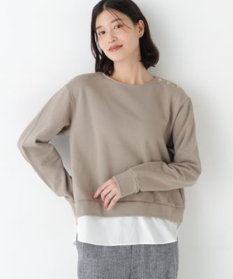 　◆シャツテールドッキングプルオーバー