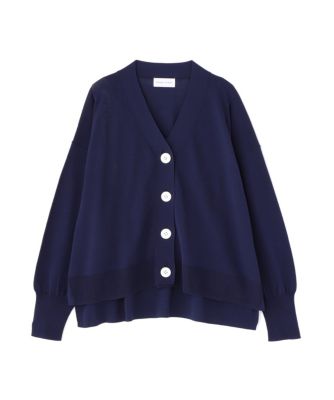 ハイツイストコットンＶカーデ