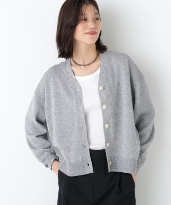 　◆ペーパーヤーンＶネックカーディガン