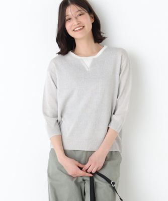 　◆ペーパーヤーンクルーネックＰ／Ｏ