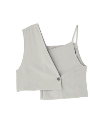 　◆ドライタッチトロアシメトップス