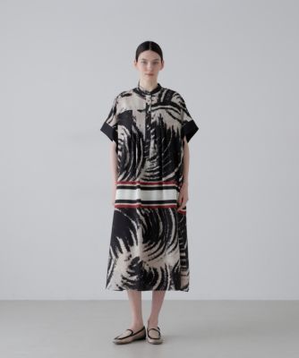 ◆モダントライバルプリントワンピース