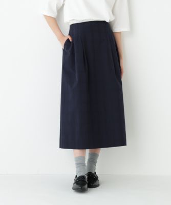 　◆《ウォッシャブル》オリジナル先染めチェックタックスカート